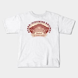 Eufaula Desert Railway Emblem Kids T-Shirt